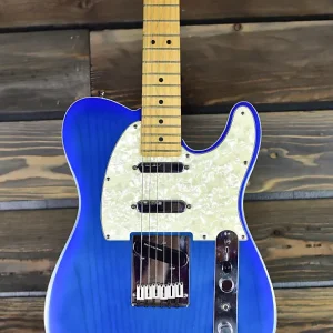 1996 50th anniversary telecaster plus bound body in blue burst w ohsc