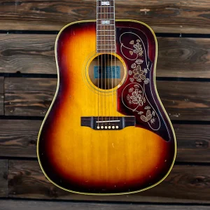 1965 epiphone model ft 110 frontier w hard case beautiful figured maple back and sides