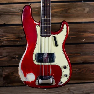 1964 fender precision bass in candy apple red woriginal case