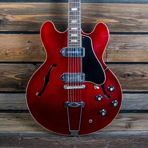 Gibson 1967 ES-330TD Sparkling Burgundy Metallic w Original Hard Case