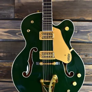 gretsch country club g6196 2005 cadillac green w gold hardware