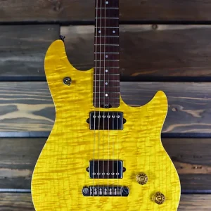 2016 jet city fifty 9 one piece curly maple top, brazilian board, throbak pickups
