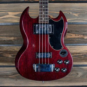 gibson 1970 eb 3 slot head bass cherry w original case