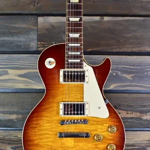 2003 brazilian board r9 1959 re issue les paul bourbon burst w case candy