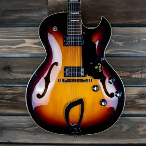 guild 1964 ce 100d capri mint condition, sunburst w original case