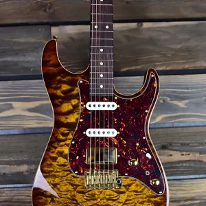 tom anderson hollow body drop top w rosewood neck original case and coa