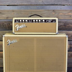 1963 blonde fender bassman w 2x12 cab