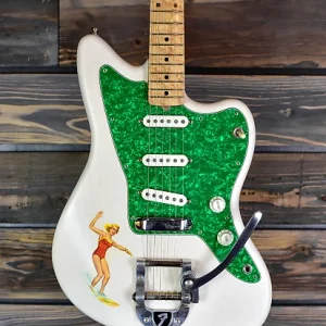 fender custom shop john page pin up jazz master 1997 mary kaye birdseye neck