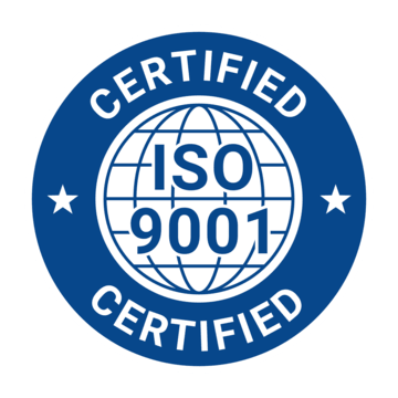 pngtree iso 9001 certified vector png image 15374165