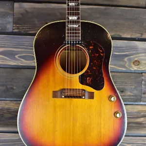 gibson j 160e 1965 sunburst w 1 58 nut width