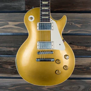 gibson 2011 r7 1957 gold top dark back finished and aged by dave johnson (historic makeovers)