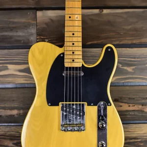 1991 american fender '52 telecaster re issue butterscotch w original tweed case