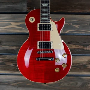 gibson 1991 les paul 1960 classic plus trans cherry w ohsc