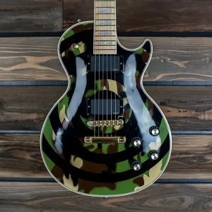 Gibson Custom Shop Les Paul Zakk Wylde Camo Bullseye w Original Hard Case