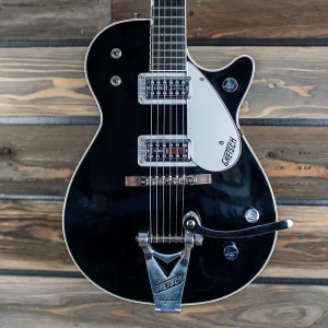 gretsch 2015 g6128t tvp power jet w tv jones original hard case