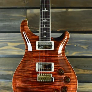 2018 used prs dgt 10 top in orange tiger w birds